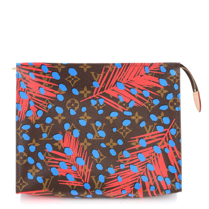 Louis Vuitton Monogram Jungle Dots Toiletry Pouch 26 Coquelicot Denim 1 of 7