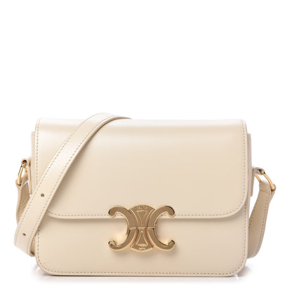 Celine Shiny Calfskin Small Triomphe Vanilla 1 of 10