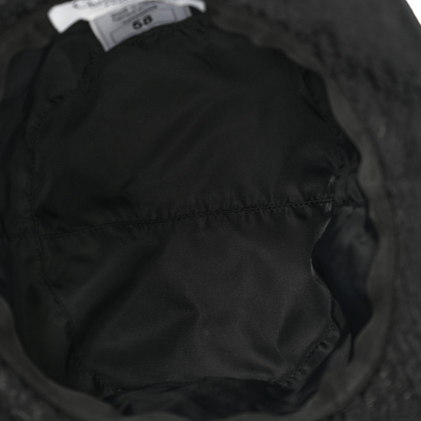 Polyester Cotton Monogram Trotter Bucket Hat 58 Black