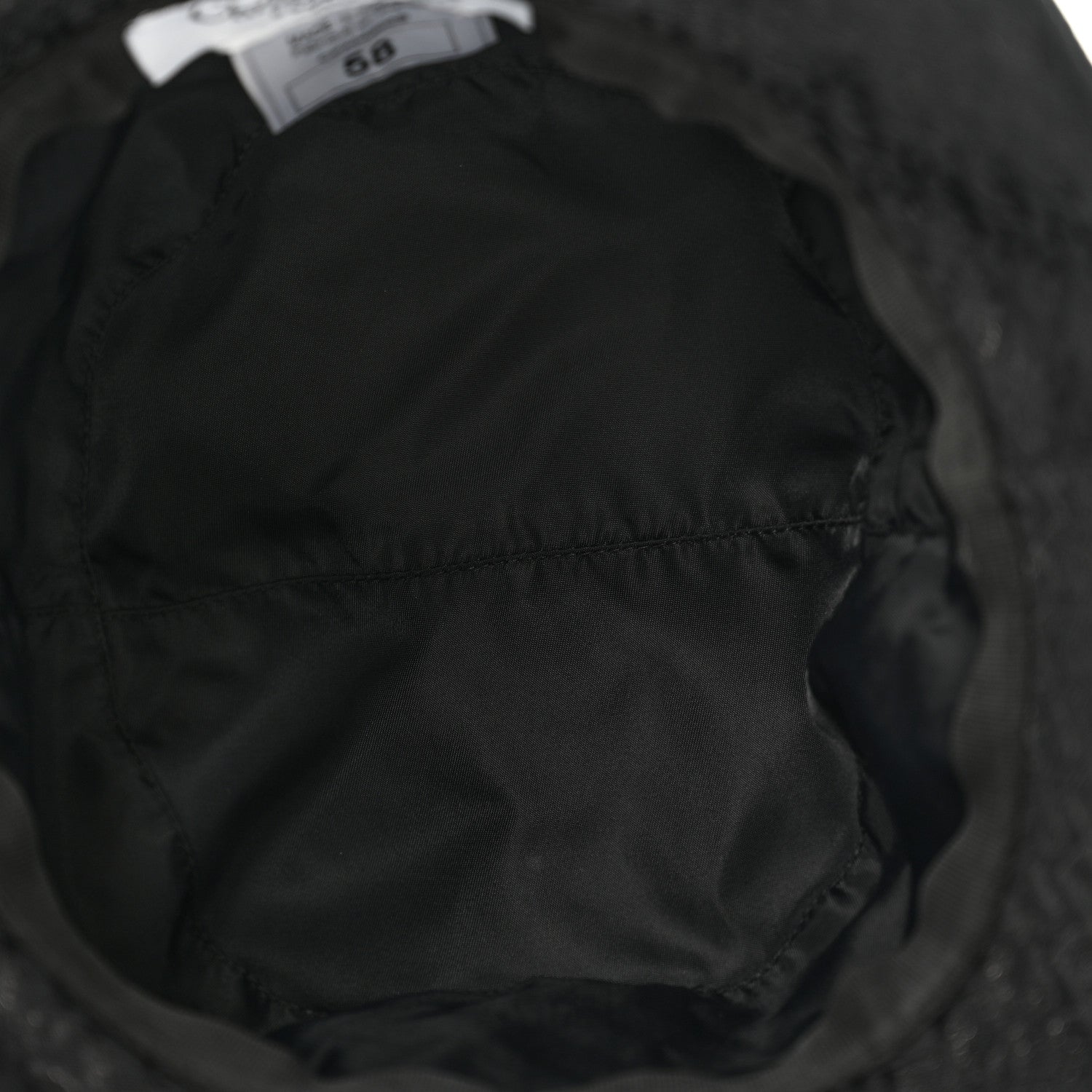 Christian Dior Polyester Cotton Monogram Trotter Bucket Hat 58 Black 7 of 10