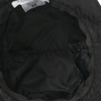 Christian Dior Polyester Cotton Monogram Trotter Bucket Hat 58 Black 7 of 10