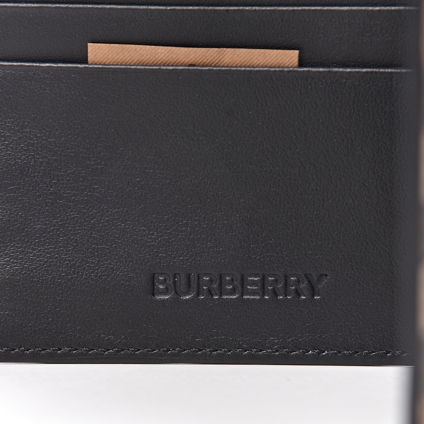 Vintage Check BBi-Fold Wallet Black