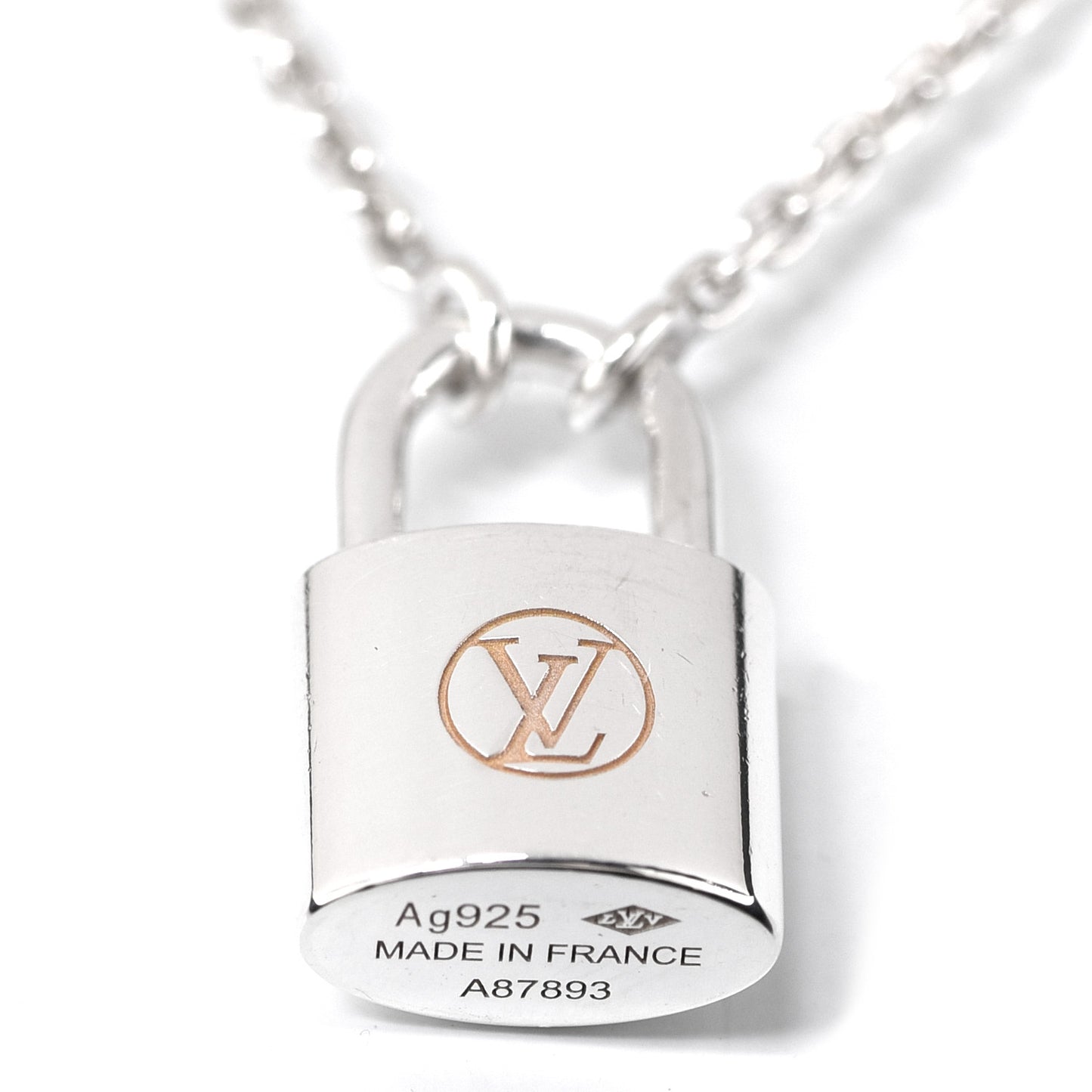 Sterling Silver Lockit Necklace
