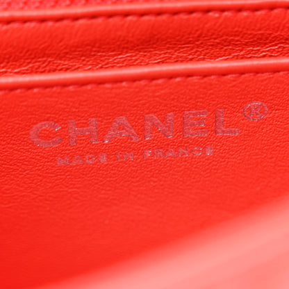 Chanel Lambskin Quilted Mini Square Flap Red 6 of 11