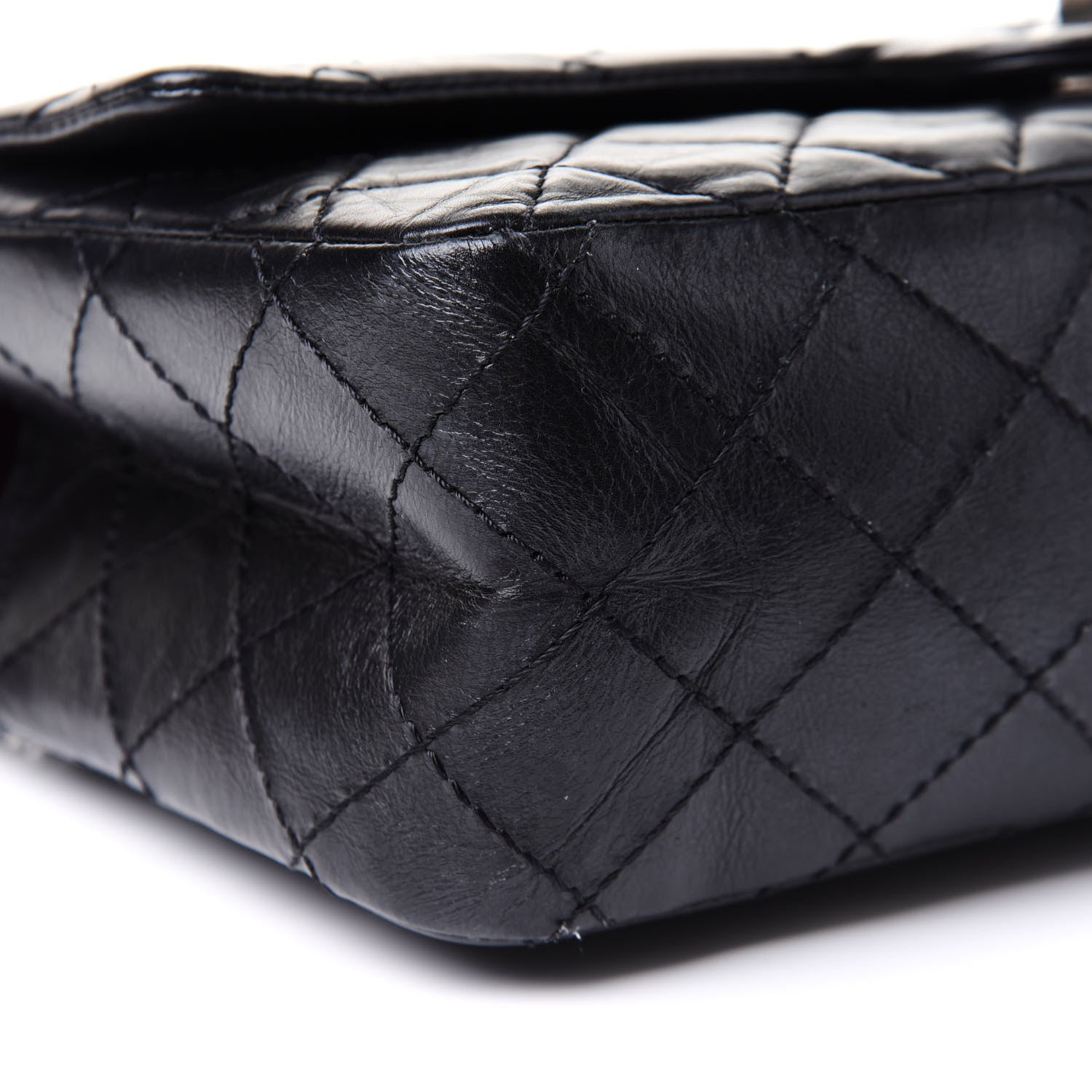 Chanel Aged Calfskin Quilted 2.55 Reissue 226 Flap Black 9 of 12