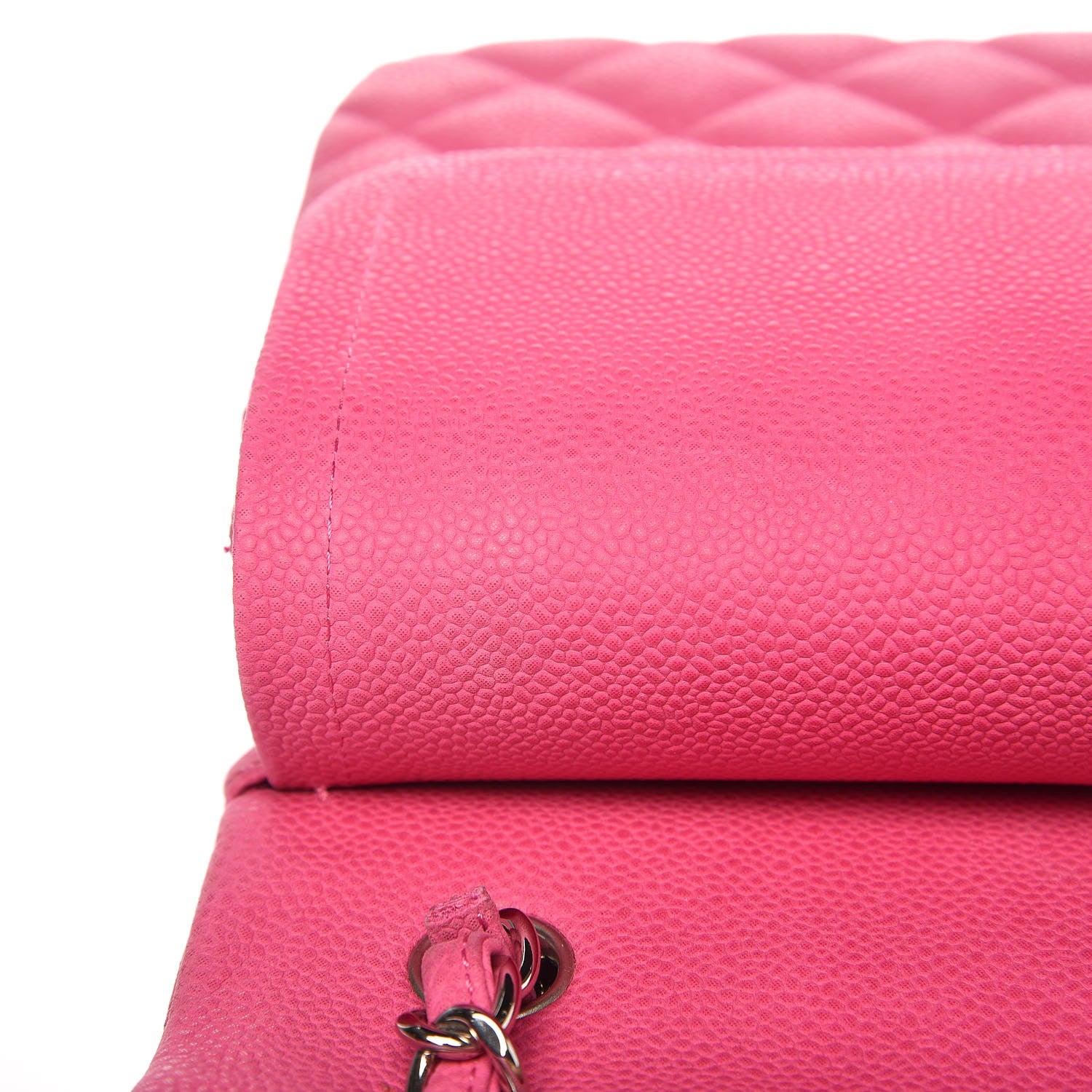 Chanel Iridescent Caviar Quilted Jumbo Double Flap Pink 20 of 29