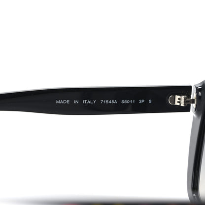 Chanel Acetate Polarized Butterfly Sunglasses 71548A Black 7 of 8