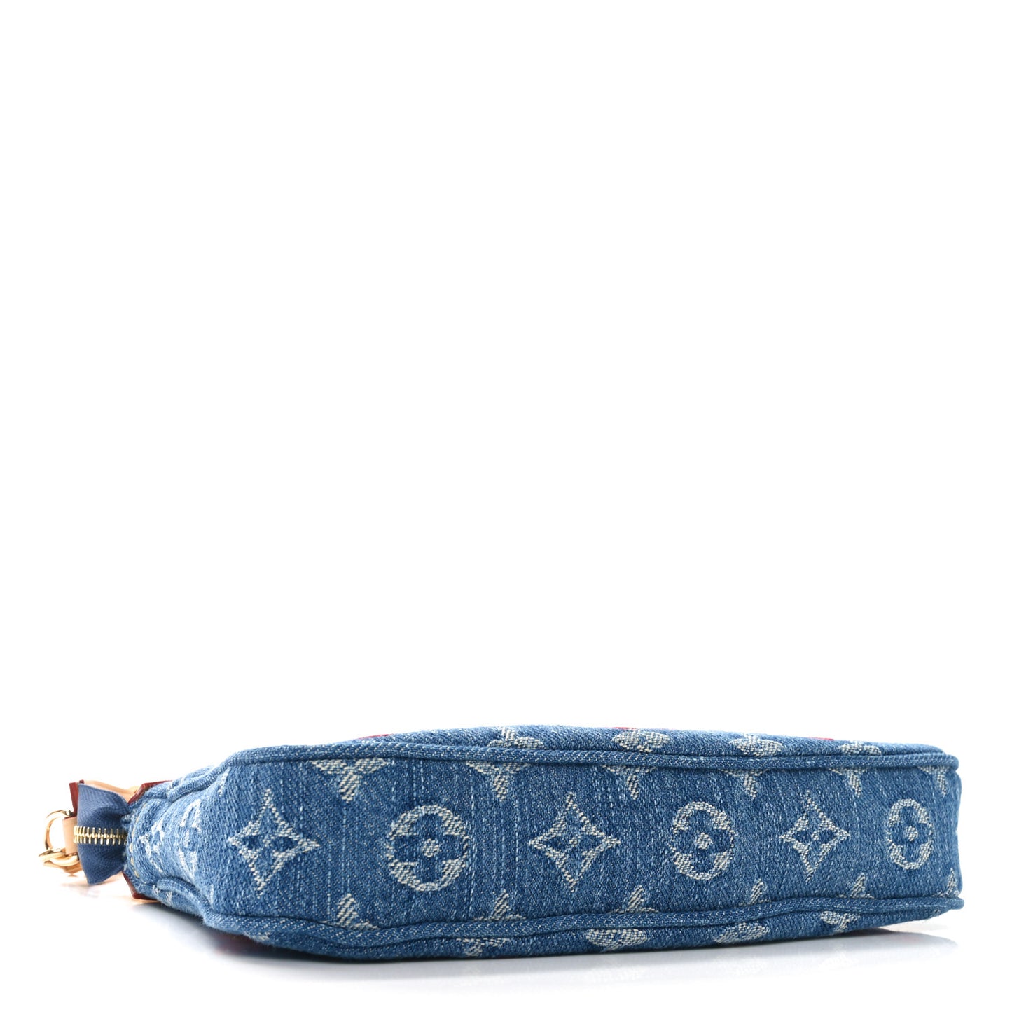 LV X TM Monogram Denim Cerises Pochette Accessories Blue