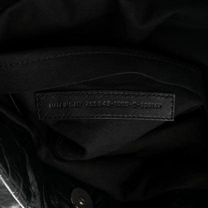 Balenciaga Arena Calfskin Medium Monaco Chain Shoulder Bag Black 7 of 10