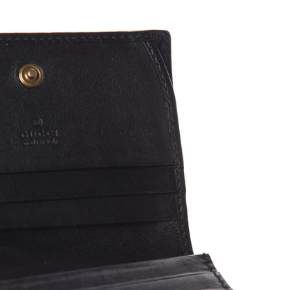Gucci Calfskin Matelasse GG Marmont Card Case Black 11 of 11