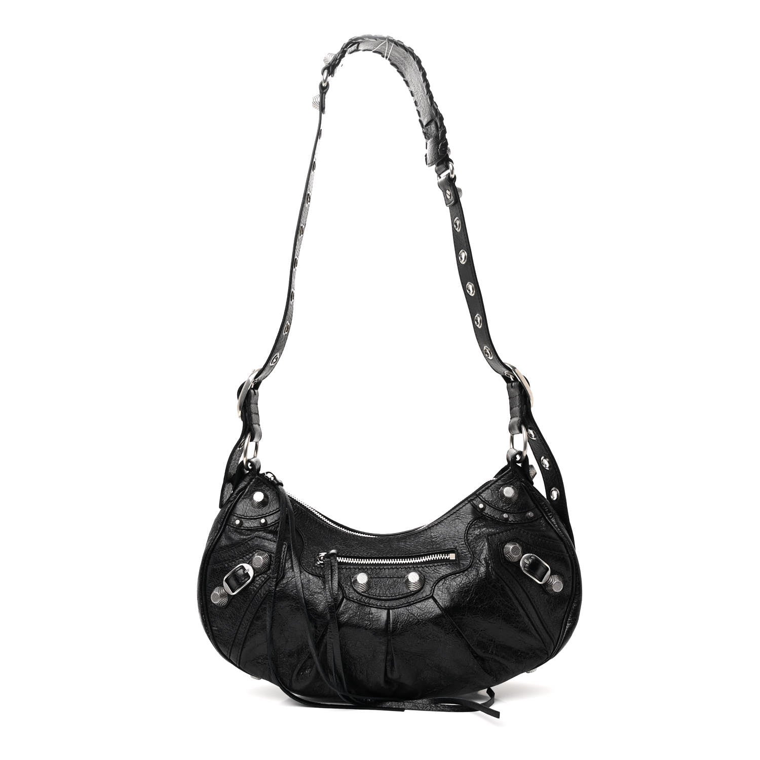Balenciaga Agneau Arena Small Le Cagole Shoulder Bag Black 1 of 11