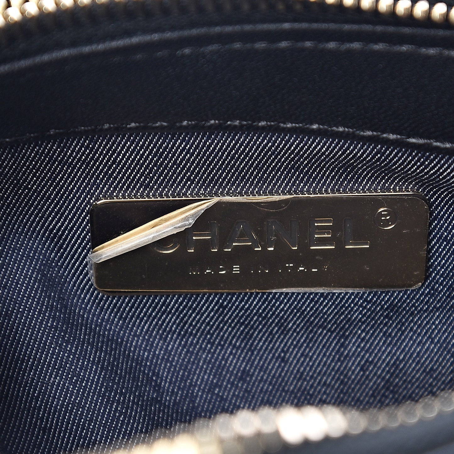 Lambskin CC Mania Waist Belt Bag Black