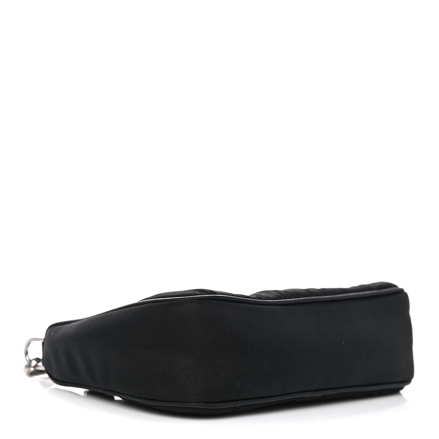 Prada Tessuto Nylon Mini Re-Edition 2000 Shoulder Bag Black 4 of 10