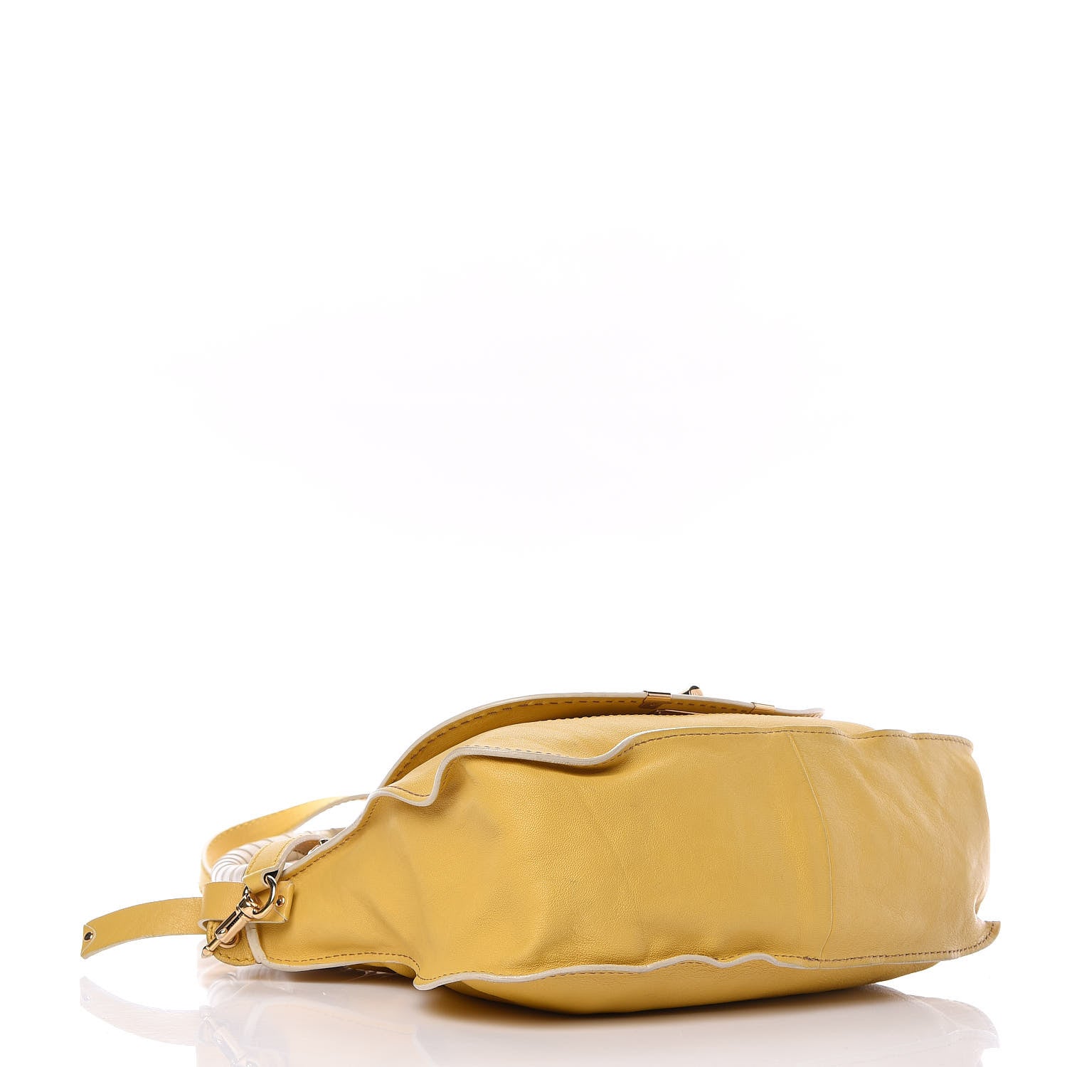 Chloe Calfskin Medium Marcie Lock Satchel Mimosa 4 of 17