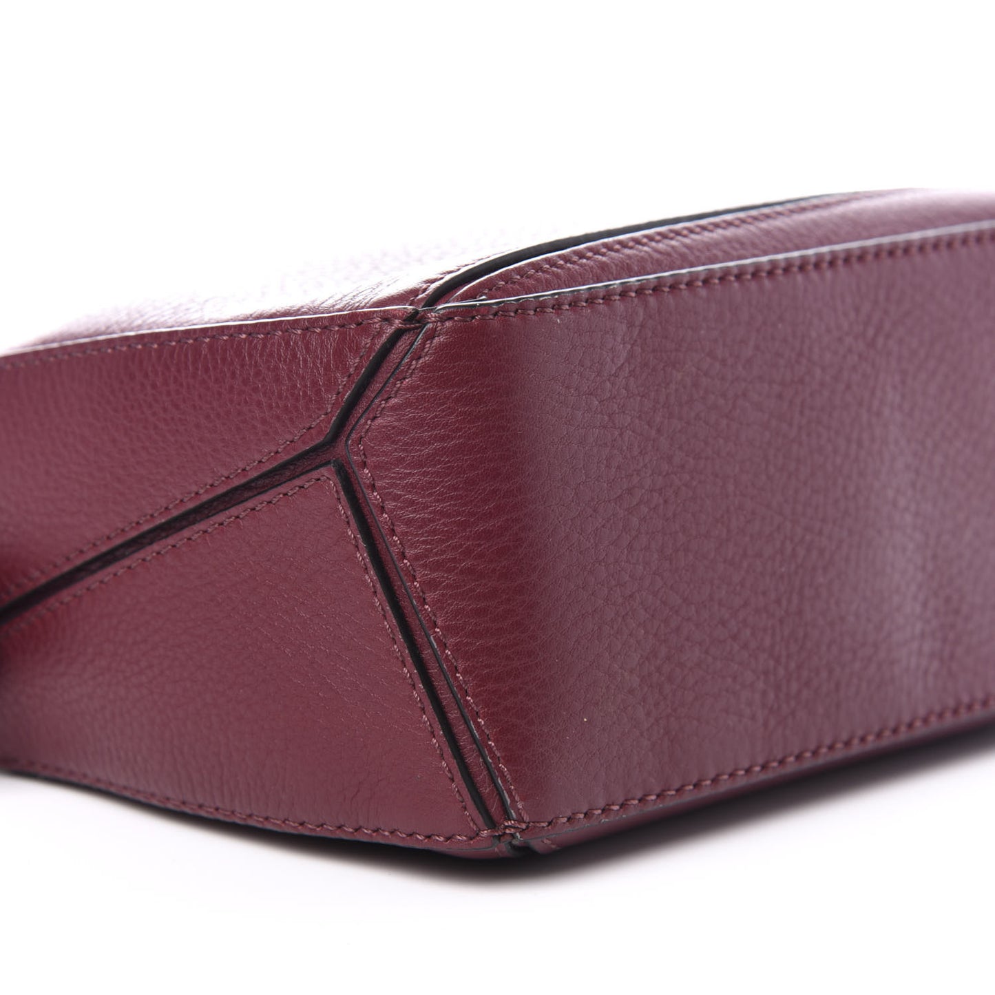 Calfskin Mini Puzzle Bag Wine