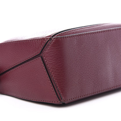 Loewe Calfskin Mini Puzzle Bag Wine 7 of 9