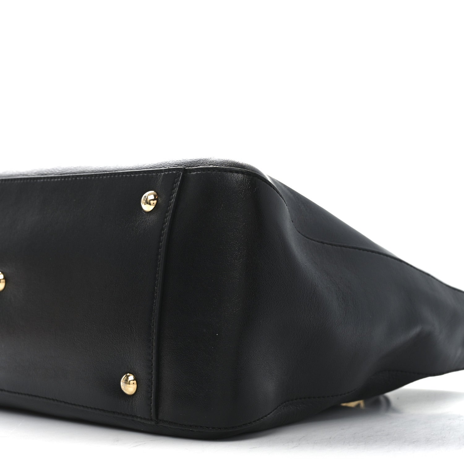 Fendi Vitello Glacier Medium FF Tote Black 10 of 10
