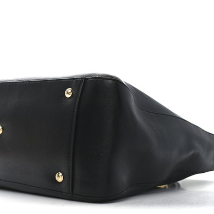Fendi Vitello Glacier Medium FF Tote Black 10 of 10