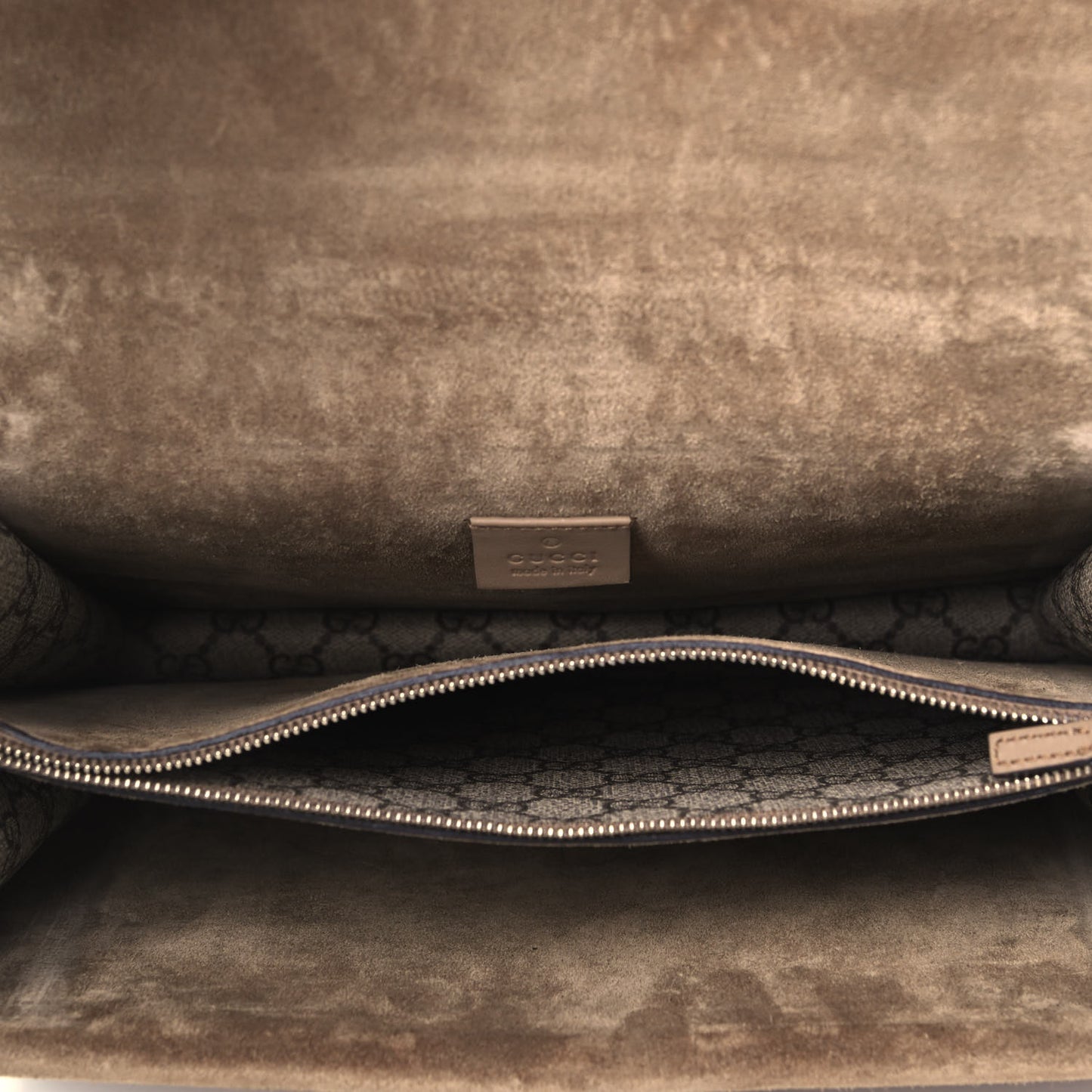GG Supreme Monogram Medium Dionysus Shoulder Bag Taupe