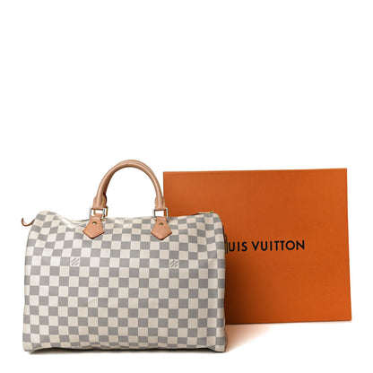 Louis Vuitton Damier Azur Speedy 35 14 of 14