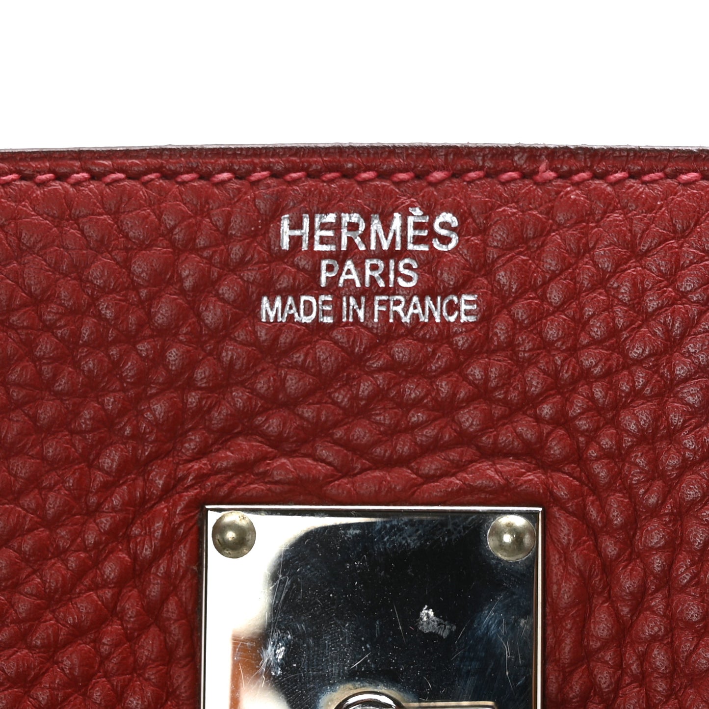Taurillon Clemence JPG Shoulder Birkin 42 Rouge Casaque