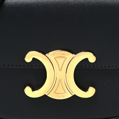 Celine Shiny Calfskin Mini Triomphe Black 8 of 10