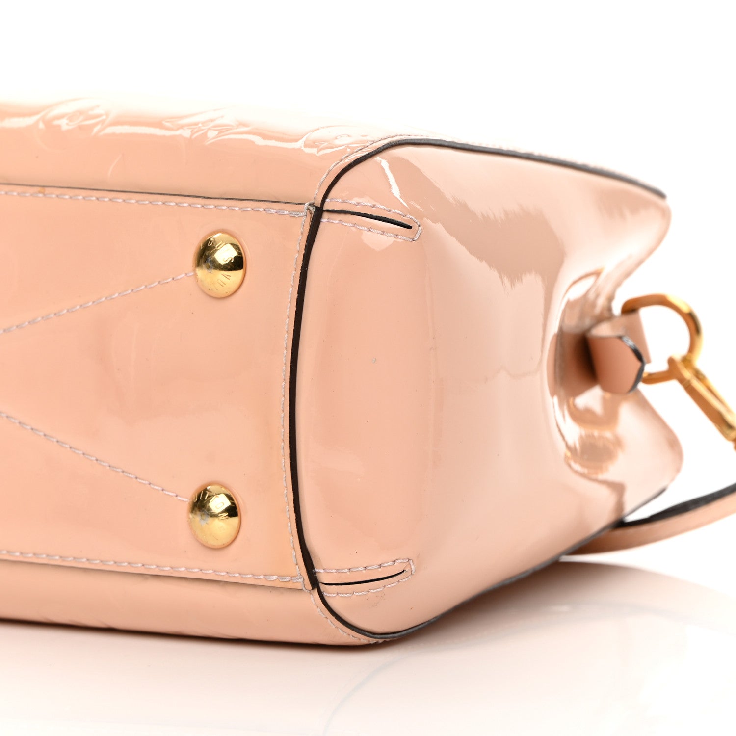 Louis Vuitton Vernis Montaigne BB Rose Ballerine 8 of 20