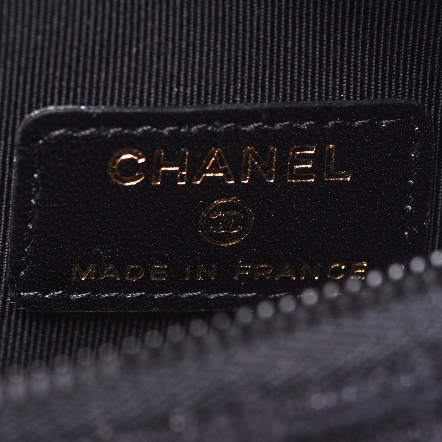 Chanel Tweed Lambskin Quilted Arm Coin Purse Black 6 of 8