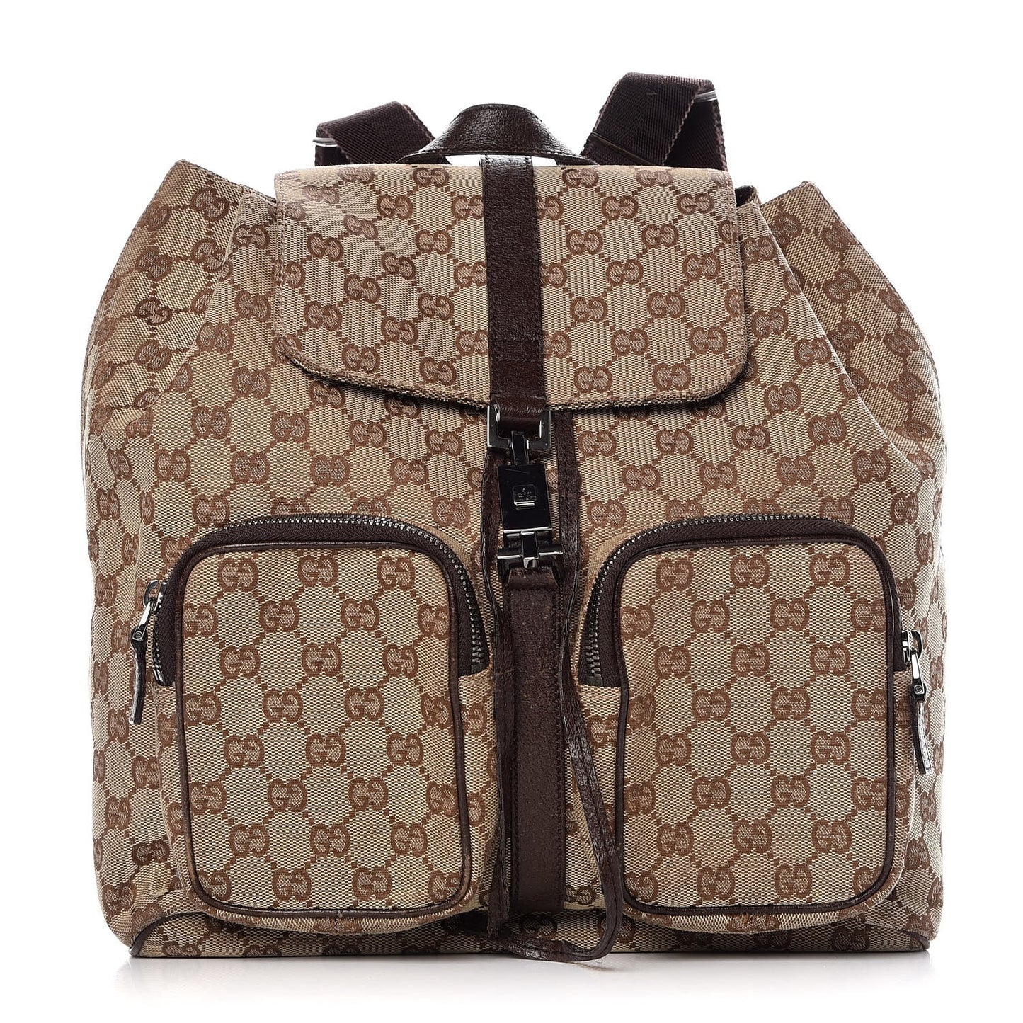 Monogram Backpack Dark Brown