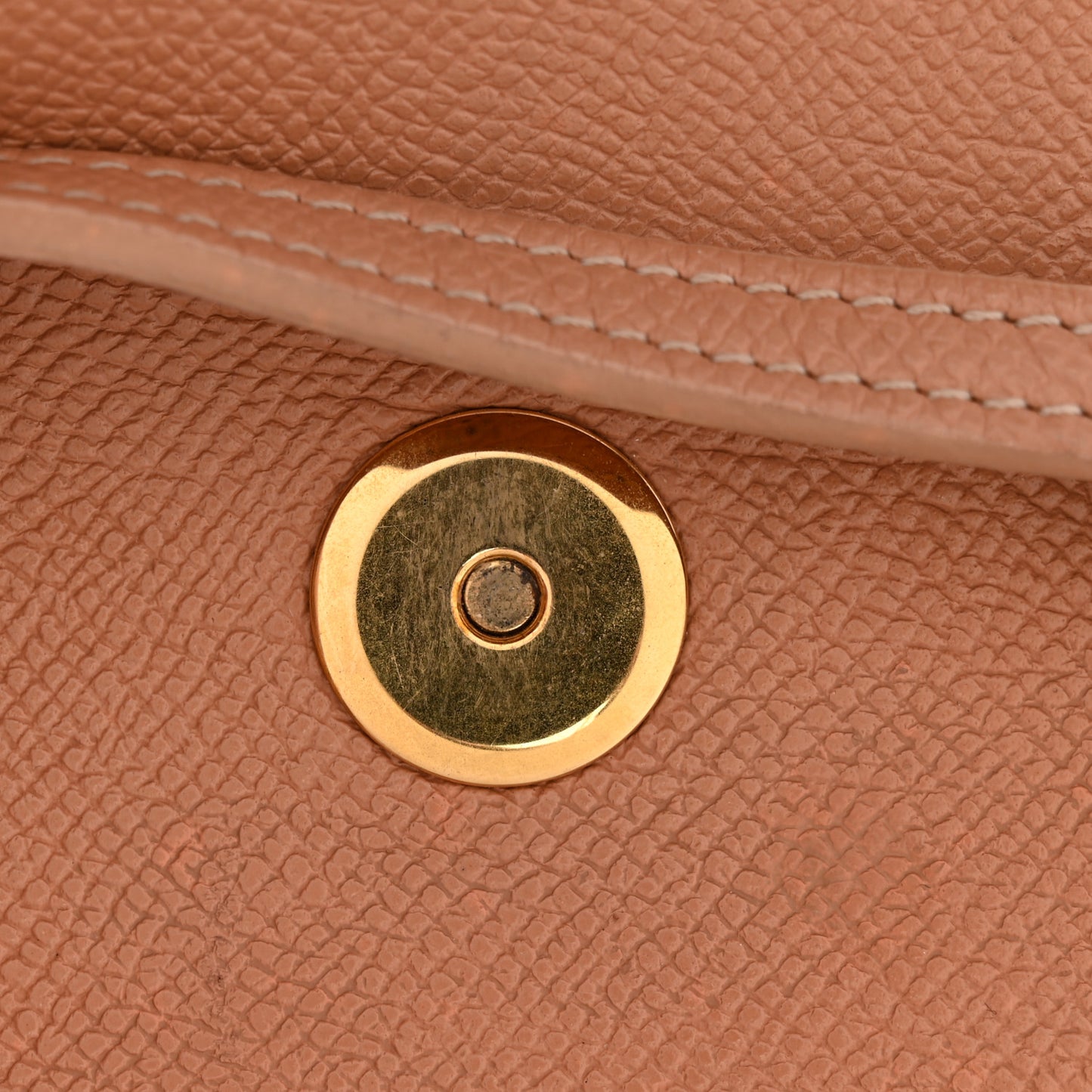 Grained Calfskin Pico Belt Bag Light Taupe