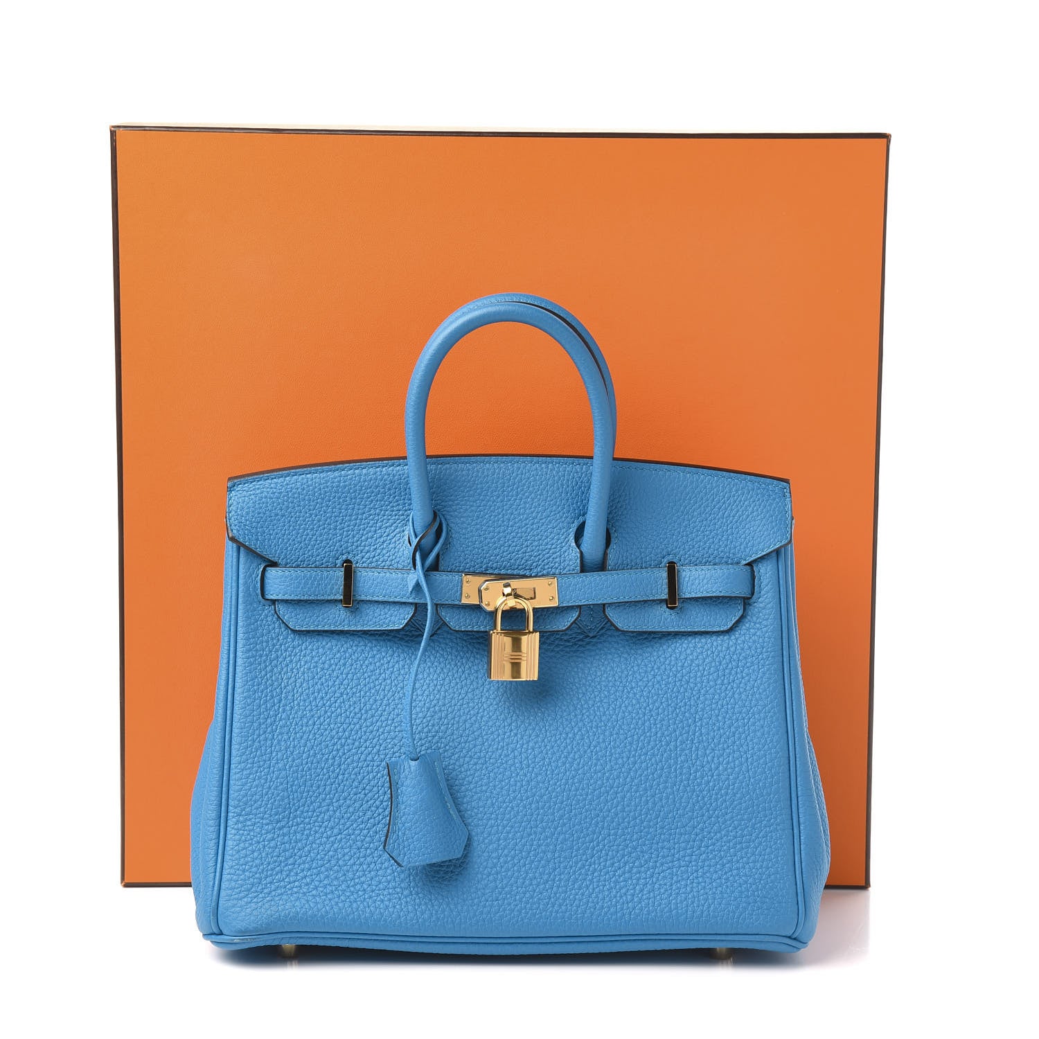 Hermes Togo Birkin 25 Bleu Zanzibar 9 of 9