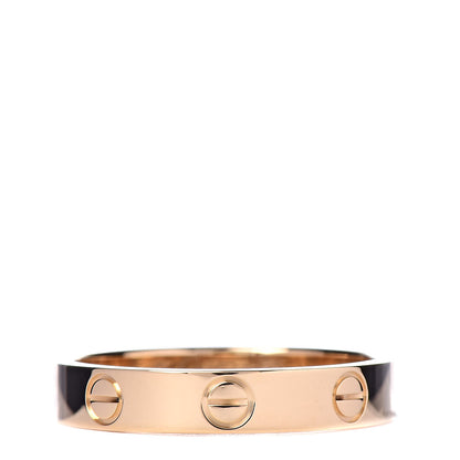 Cartier 18K Yellow Gold 3.5mm LOVE Wedding Band Ring 55 7.25 1 of 5