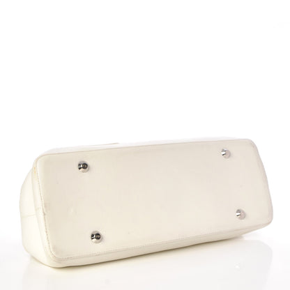 Christian Dior Calfskin Frame Satchel White 4 of 20
