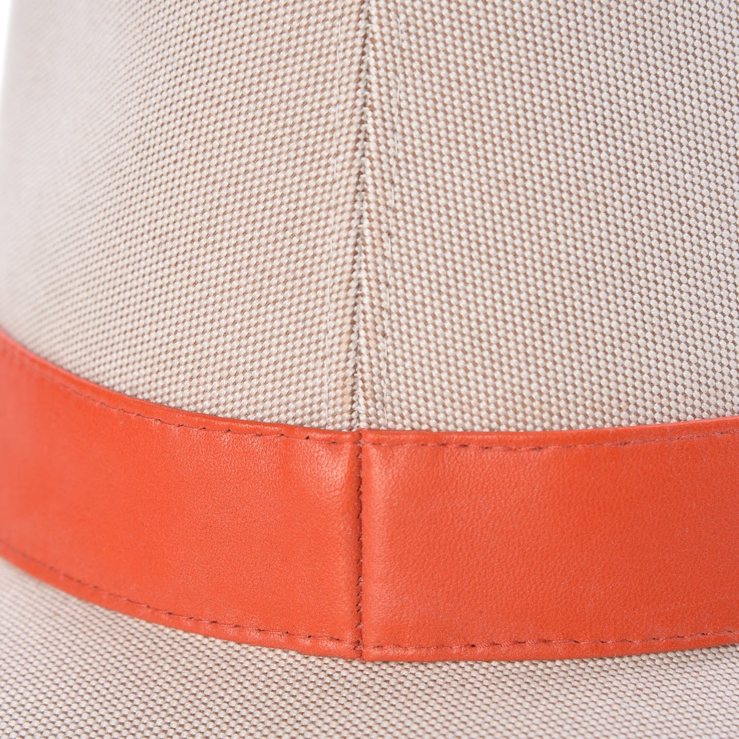 Toile Lambskin Hat 56 Natural