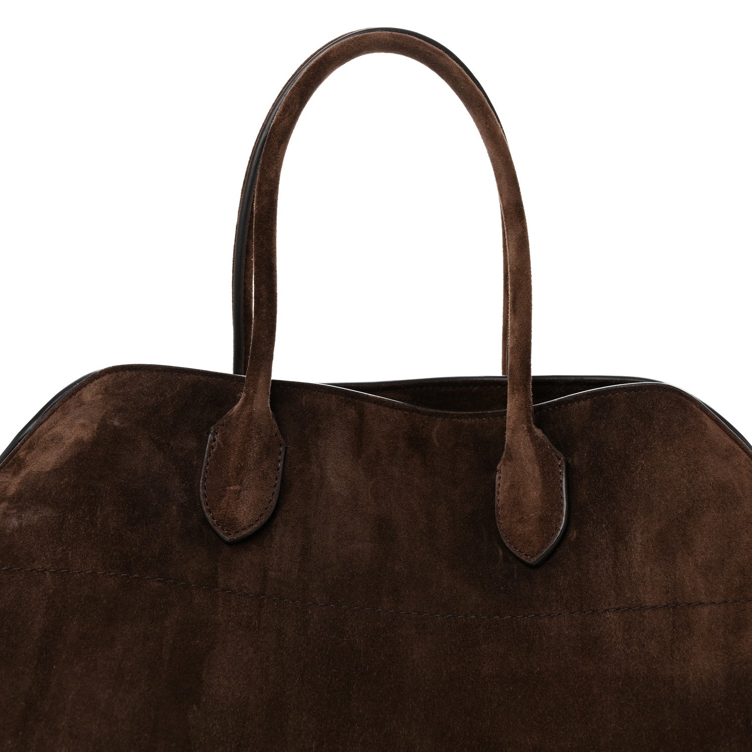 The Row Suede Soft Margaux 15 Mocha 7 of 9