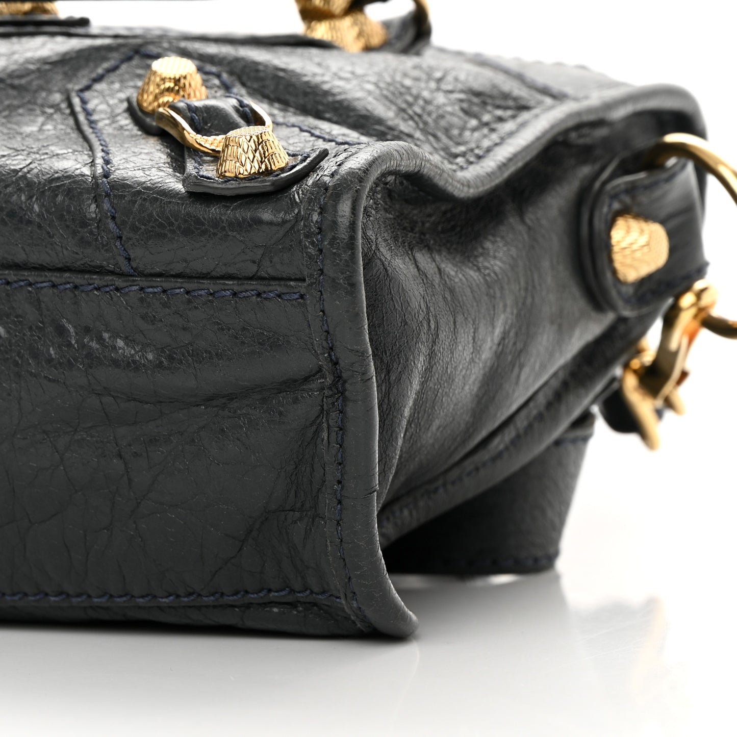 Agneau Giant 12 Gold Hardware Mini City Anthracite