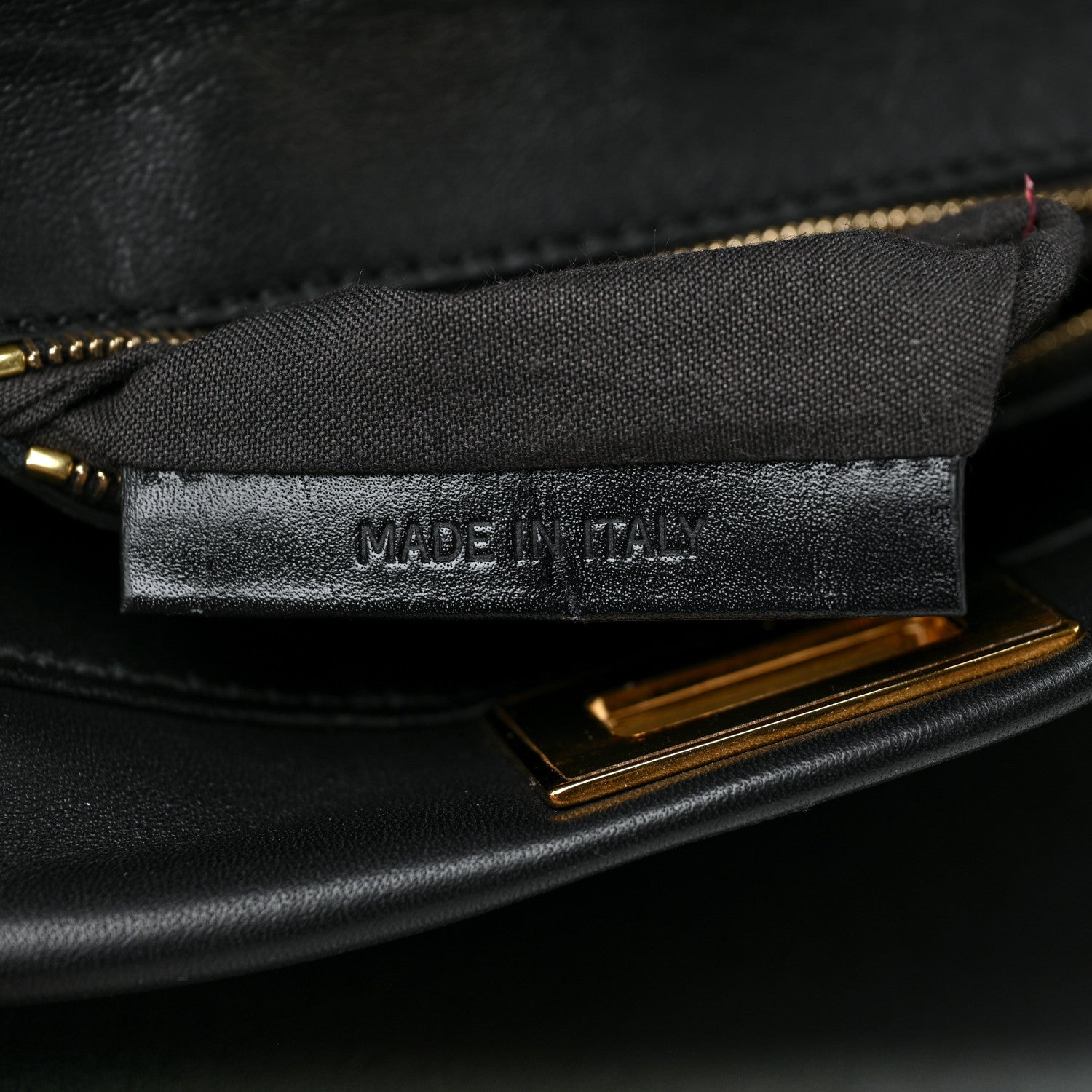 Fendi Nappa Mini Peekaboo Iconic Satchel Black 8 of 11