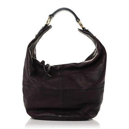Celine Calfskin Hobo Burgundy 1 of 18