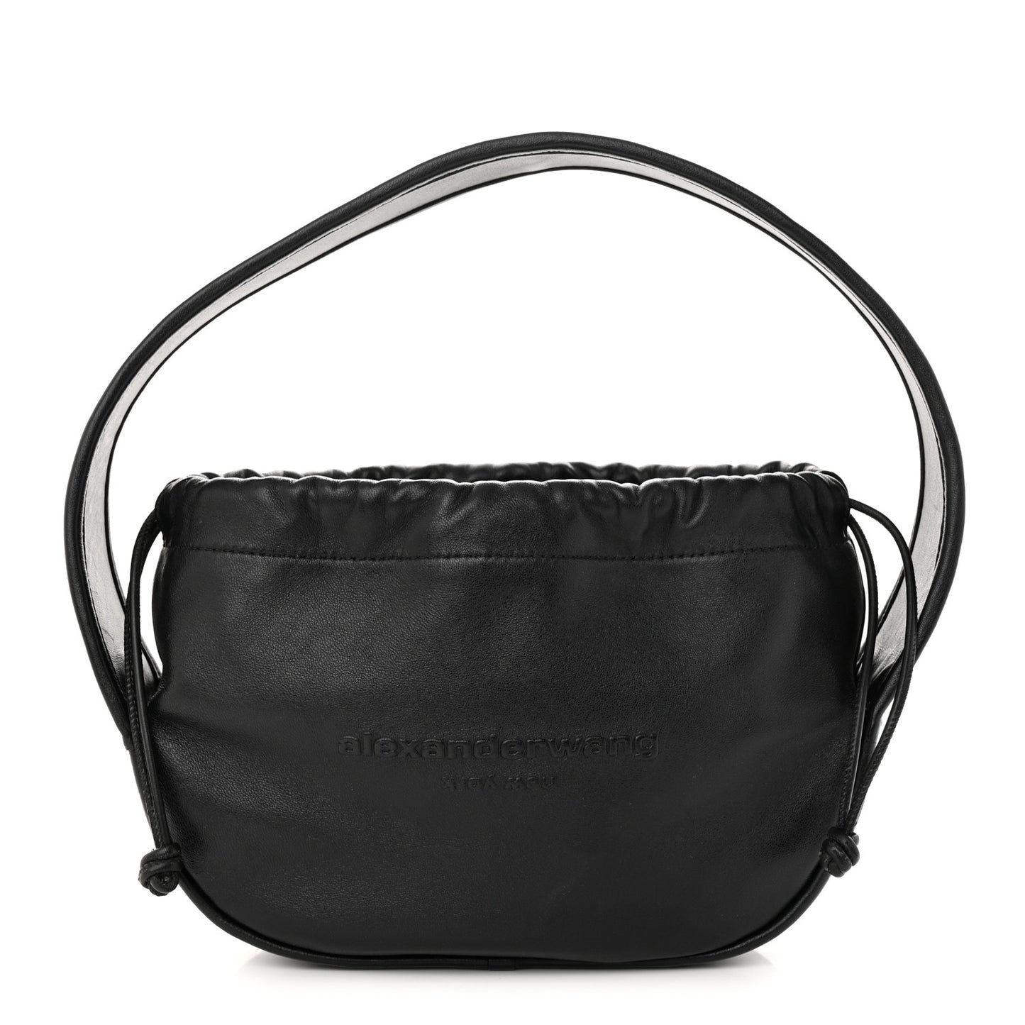 Lambskin Small Cinch Hobo Black