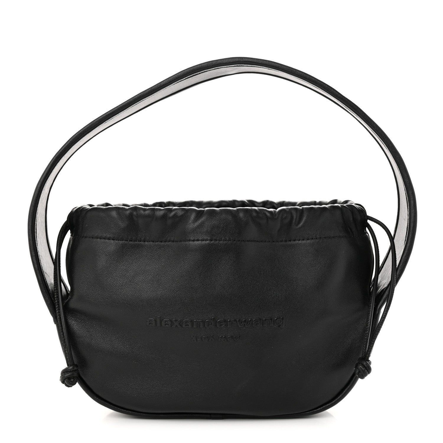 Alexander Wang Lambskin Small Cinch Hobo Black 1 of 10
