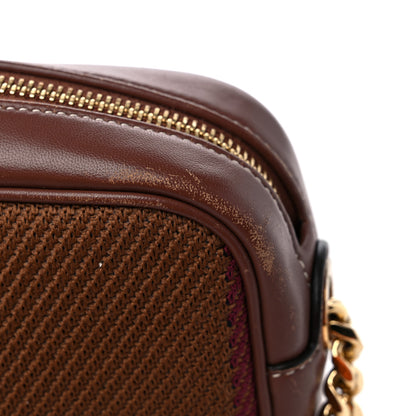 Burberry Calfskin Check Small Lola Camera Bag Dark Birch Brown 14 of 14