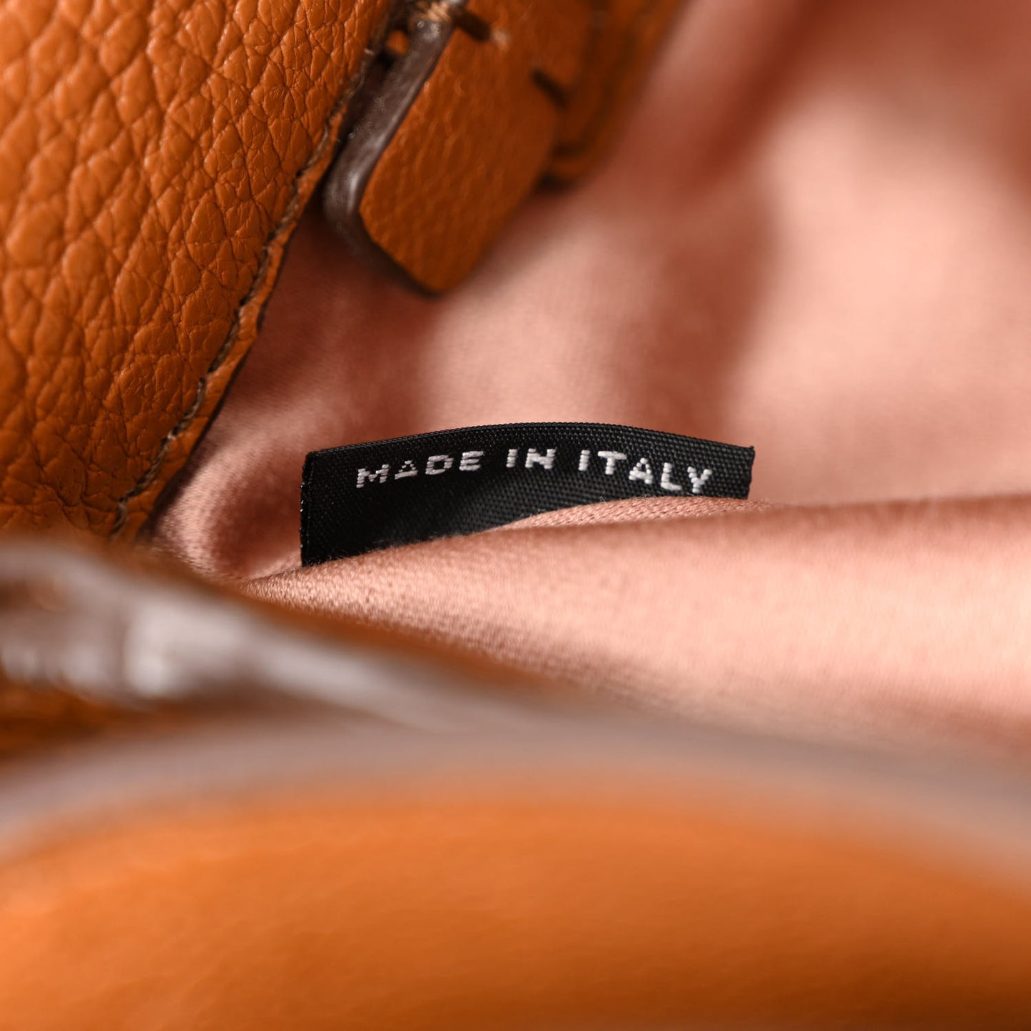 Goatskin Madras Shoulder Bag Cuoio