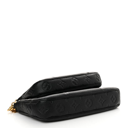 Louis Vuitton Empreinte Monogram Giant Multi Pochette Accessories Black 4 of 12