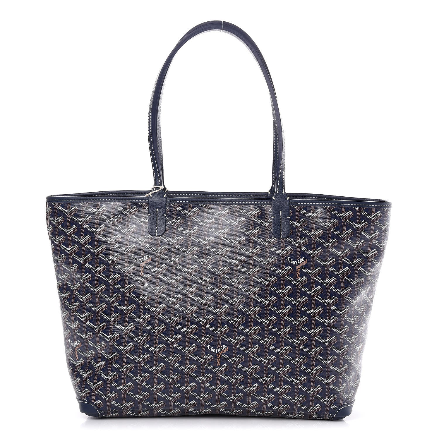 Goyard Goyardine Artois PM Navy 1 of 8