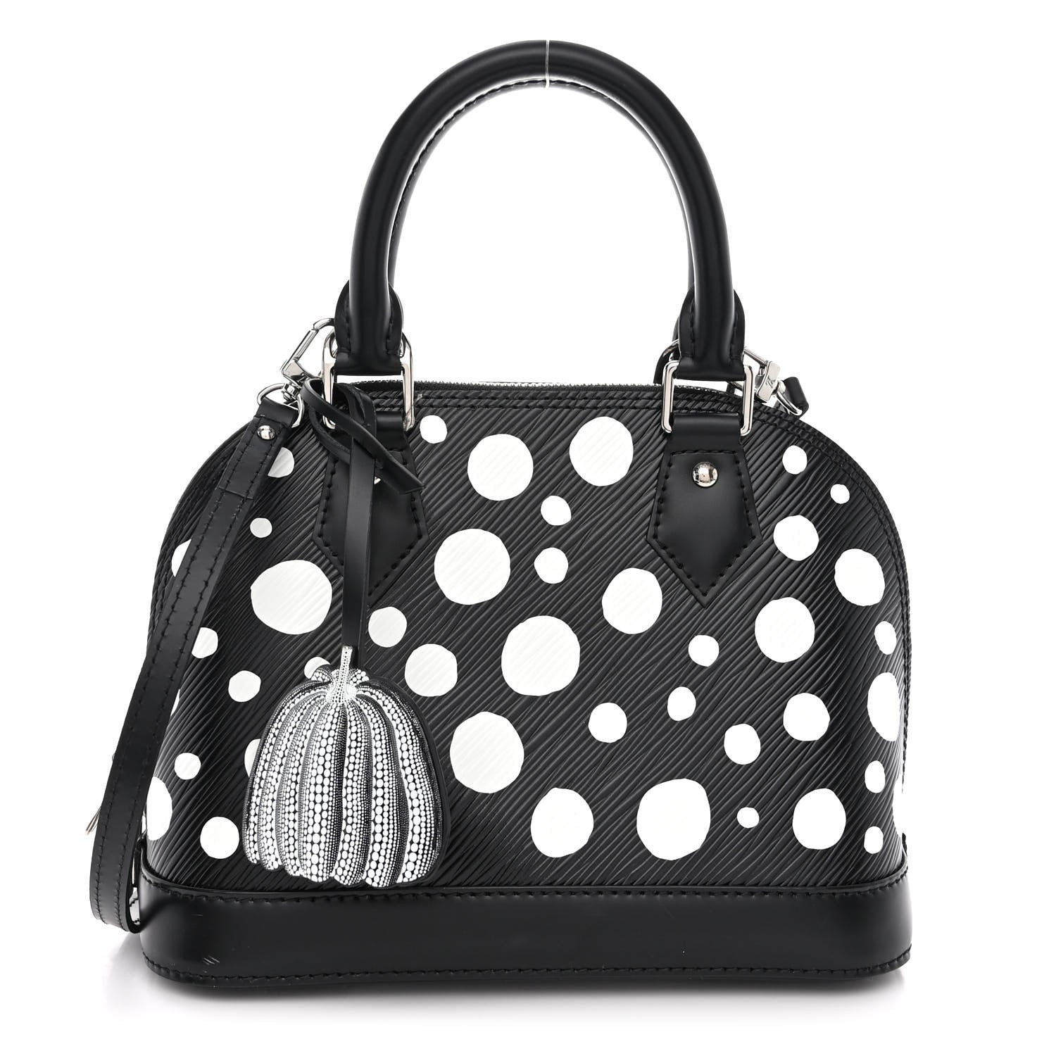 Louis Vuitton X YK Epi Alma BB Black White 1 of 14