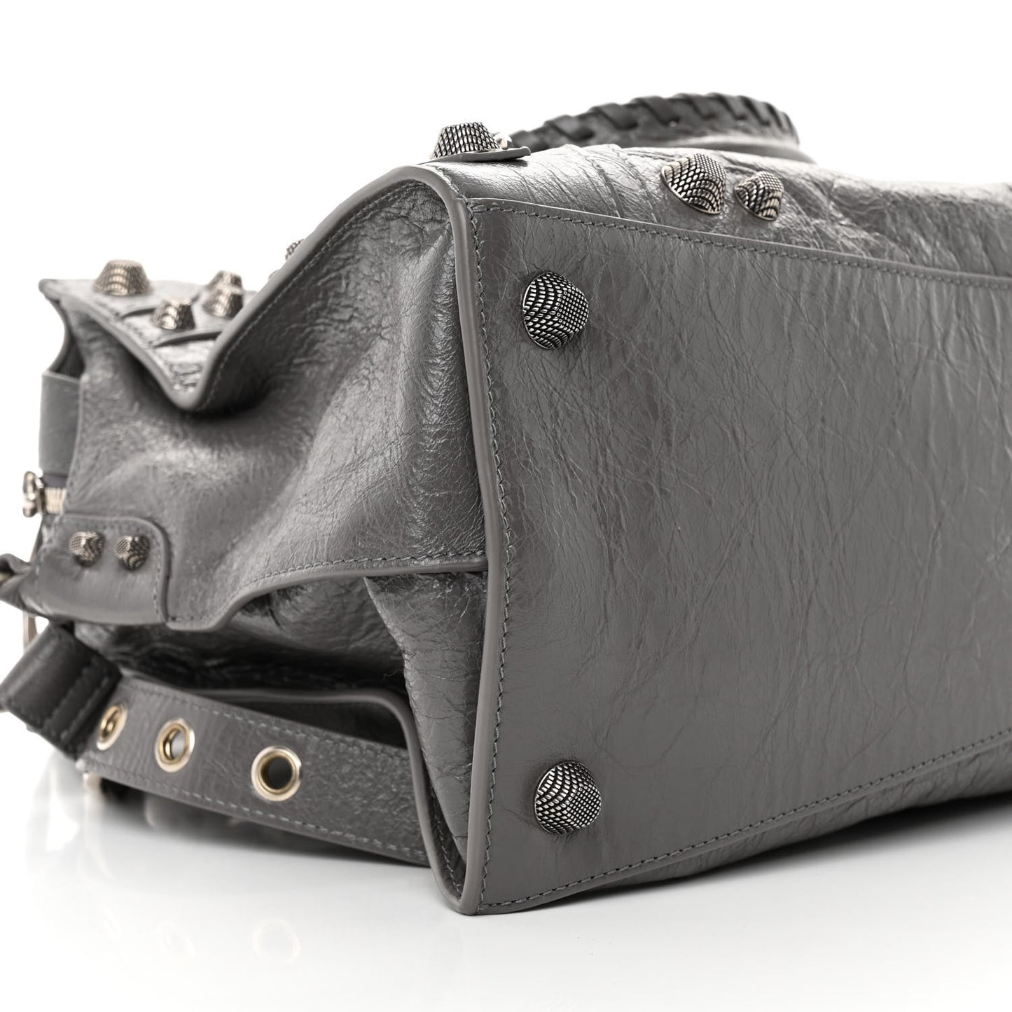 Agneau Arena Neo Cagole City Handbag Dark Grey