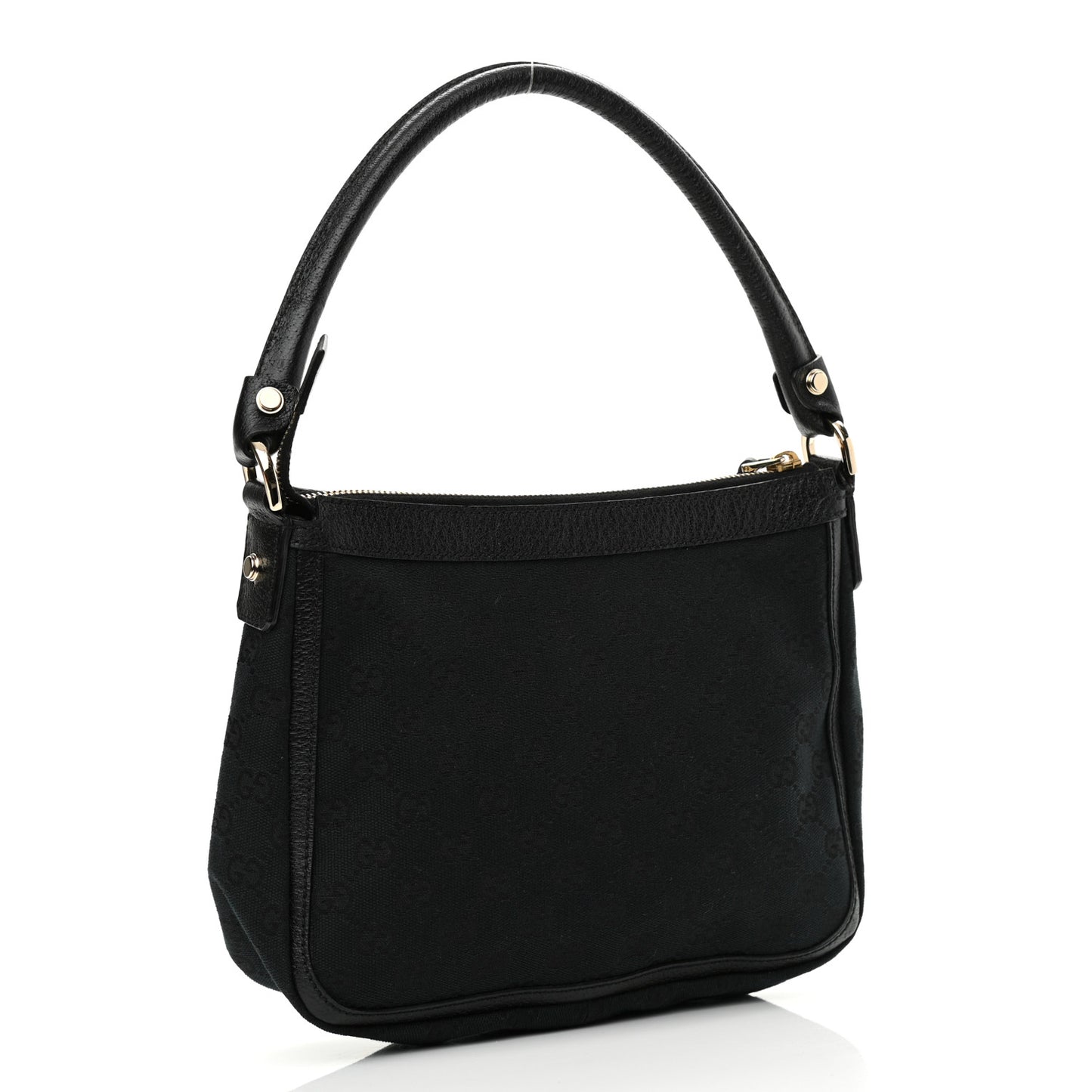 Monogram Abbey Shoulder Bag Black