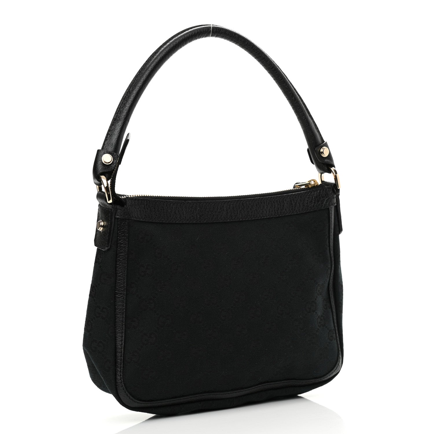 Gucci Monogram Abbey Shoulder Bag Black 2 of 9