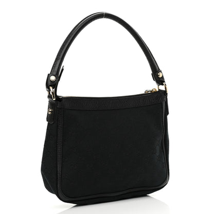Gucci Monogram Abbey Shoulder Bag Black 2 of 9