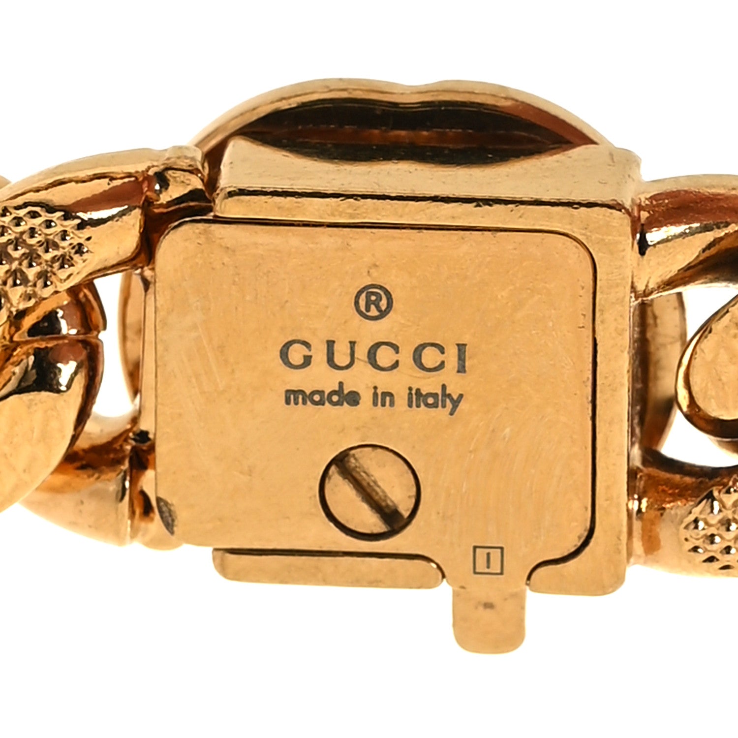 Gucci Interlocking G Curb Chain Bracelet S Gold 4 of 4